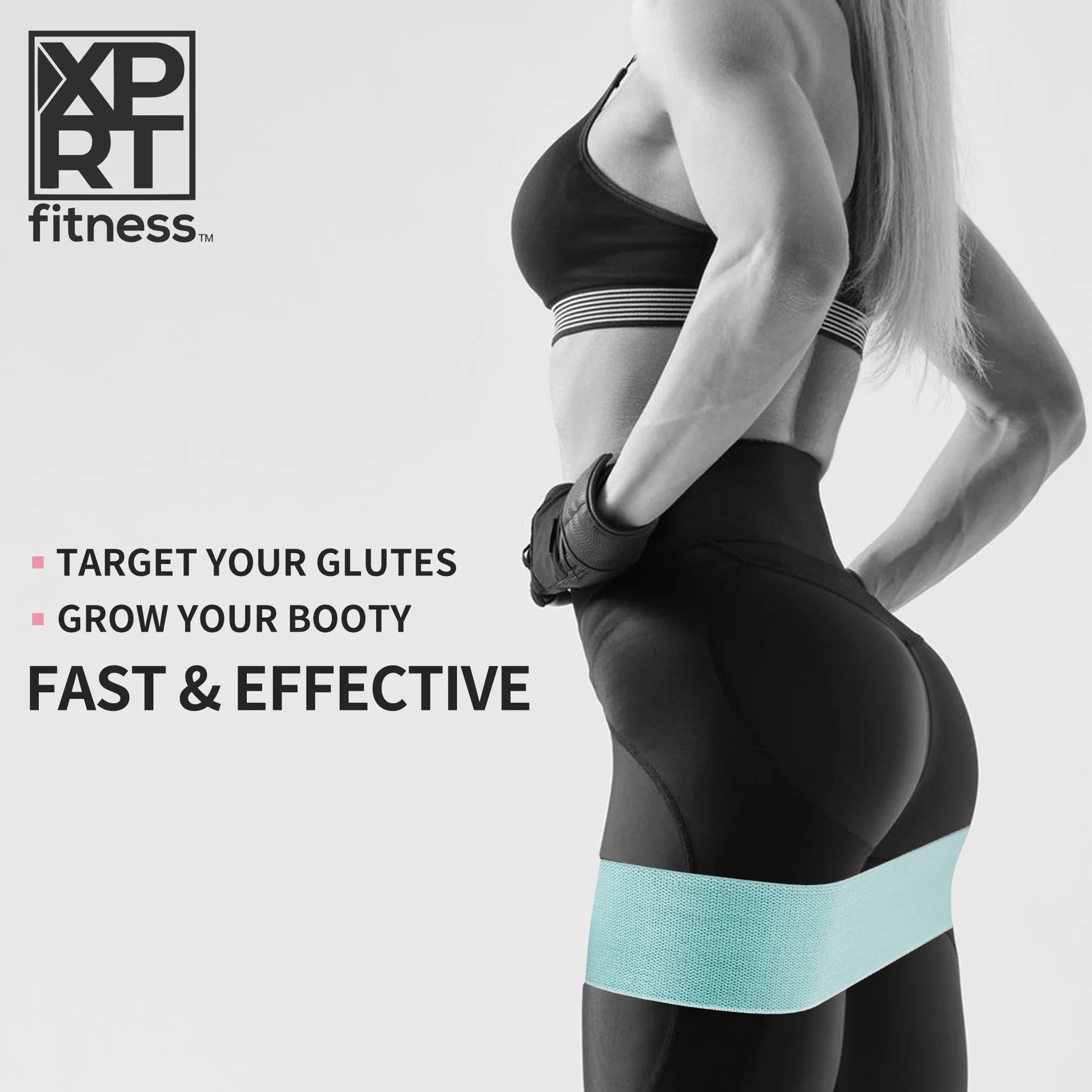 Ultimate Booty Resistance Bands Set of 3 - Anti-Slip Hip Bands for Effective Workouts